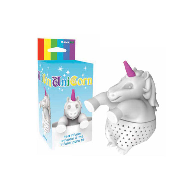 Gamago 11cm Unicorn Tea Infuser Strainer Drink Maker Grey (2 Pack) — image 2
