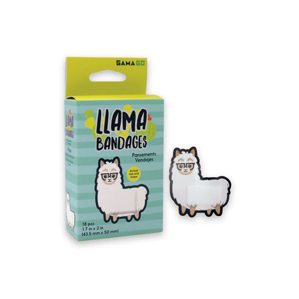 Gamago Llama Bandages Kids/Children First Aid Bandaid Wound Plaster 5cm (18 Pieces)