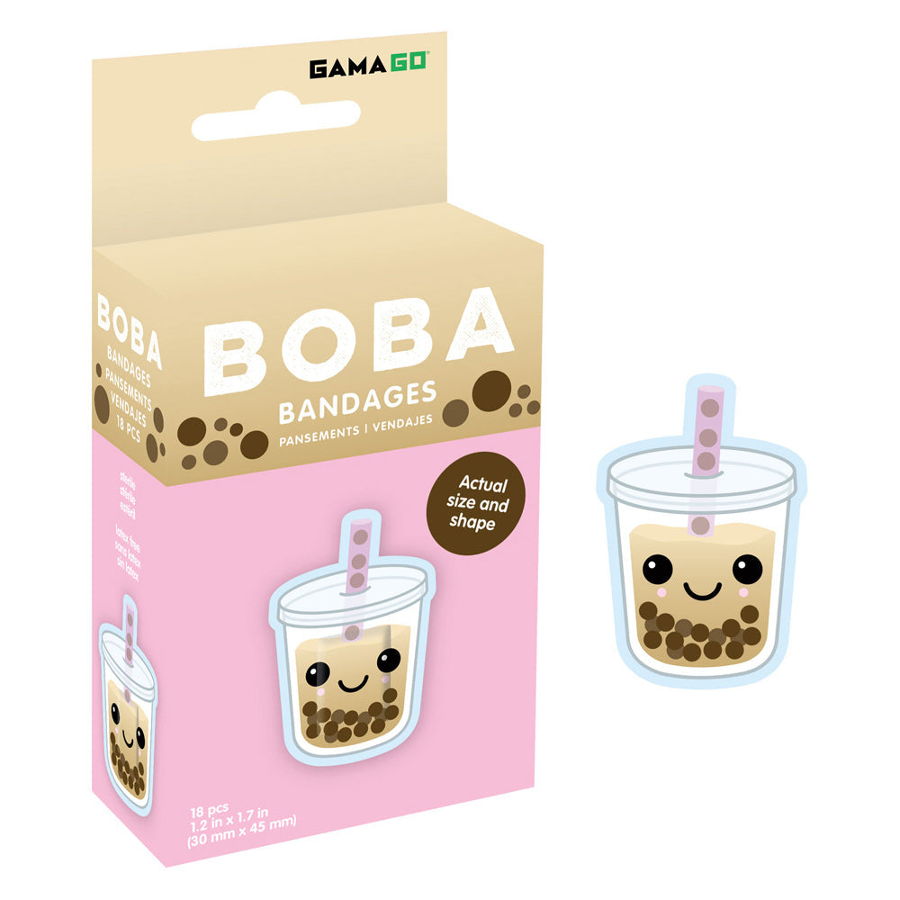 Gamago 18pc Gamago Boba Bandages Kids/Children First Aid Bandaid Wound Plaster 4.5cm (2 Pack) — image 2