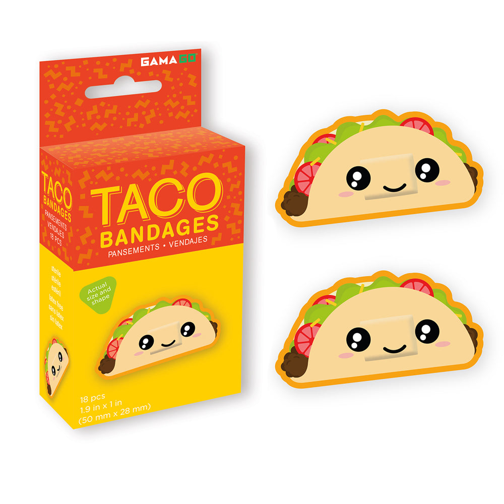Gamago Taco Bandages Kids/Children First Aid Bandaid Wound Plaster 5cm (18 Pieces)