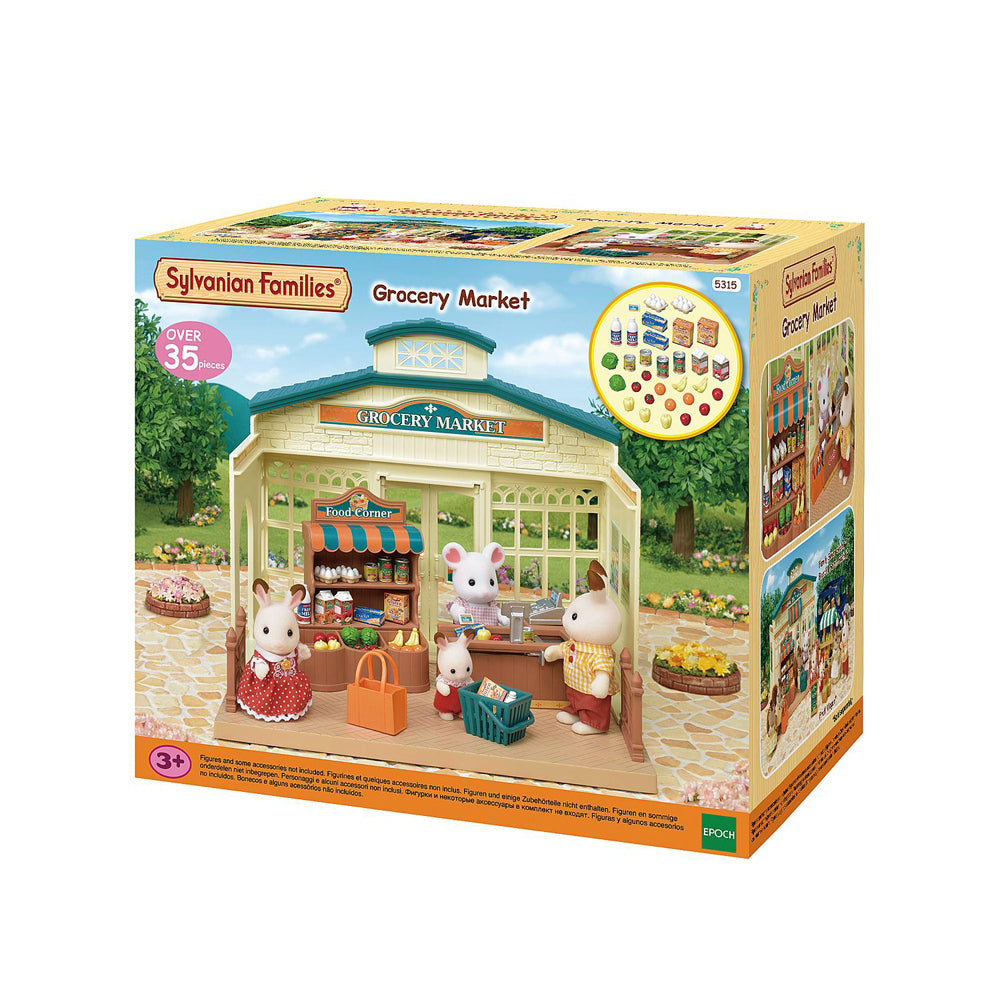 Sylvanian Families Grocery Market Kids Miniature Collectible Figure Toy 3y+