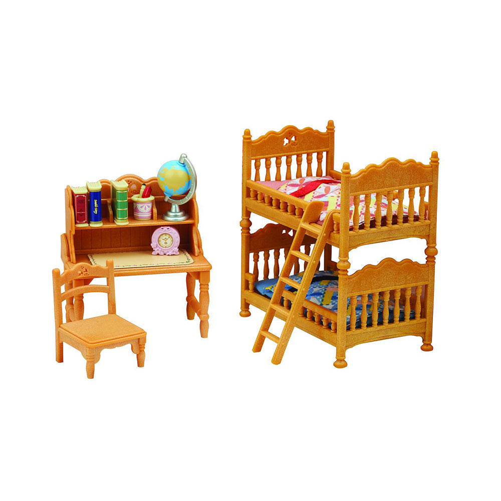 Sylvanian Families Children's Bedroom Playset Kids Dollhouse Play Toy 3+ (15 Pieces) — image 2