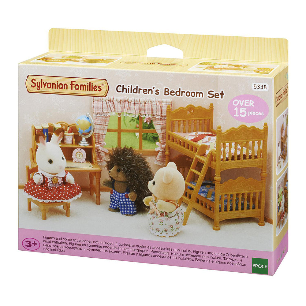 Sylvanian Families Children's Bedroom Playset Kids Dollhouse Play Toy 3+ (15 Pieces)