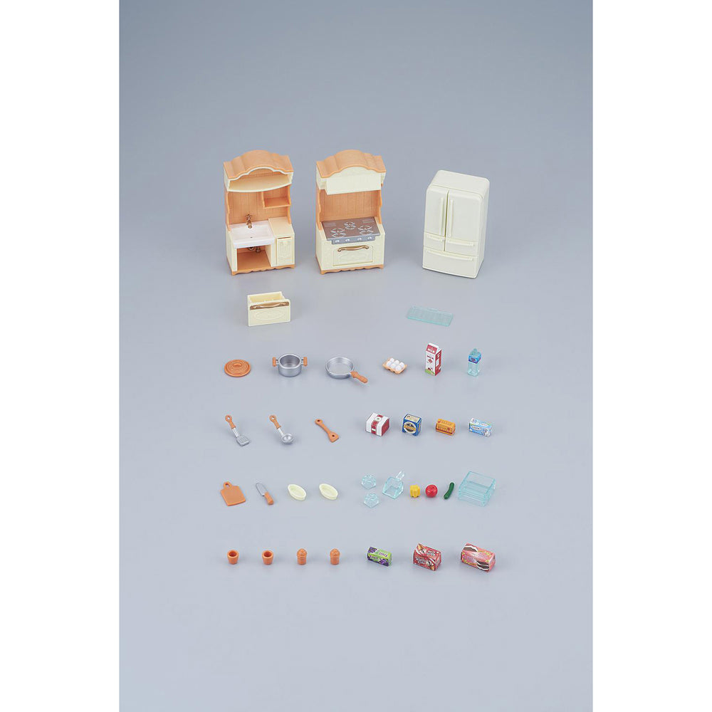 Sylvanian Families Kitchen Play Playset Kids Dollhouse/Miniature Toy 3+ (35 Pieces) — image 3