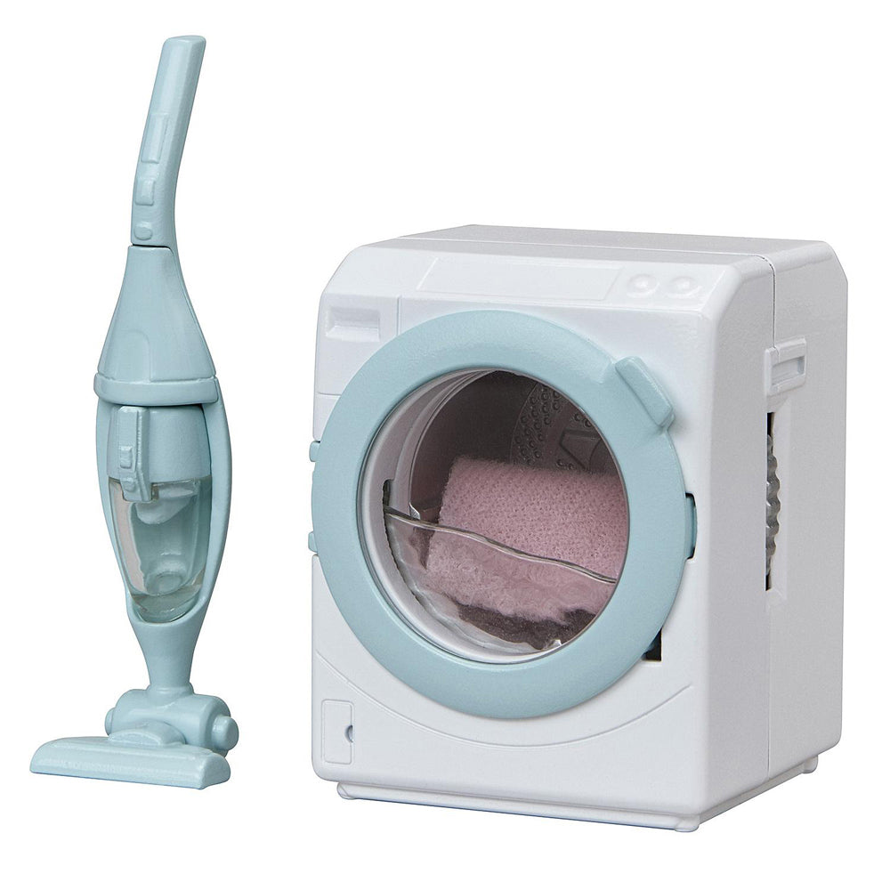 Sylvanian Families Laundry & Vacuum Cleaner Kids Dollhouse/Miniature Toy 3+ (5 Pieces)