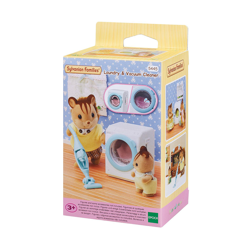 Sylvanian Families Laundry & Vacuum Cleaner Kids Dollhouse/Miniature Toy 3+ (5 Pieces) — image 2