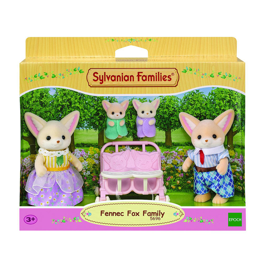 Sylvanian Families Fennec Fox Family Kids Collectible Animal Figure Toy 3y+ (5 Pieces) — image 2