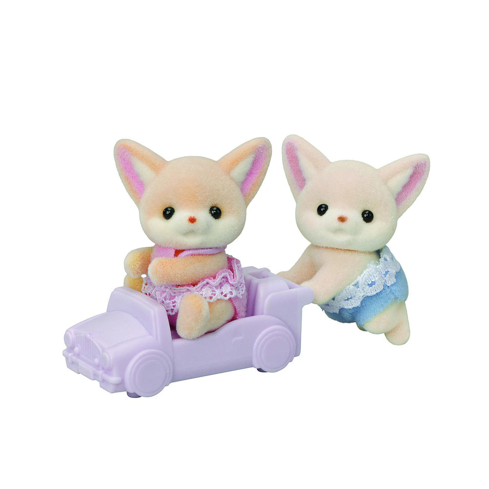 Sylvanian Families Fennec Fox Twins Kids Collectible Animal Figure Toy 3+ (3 Pieces) — image 6