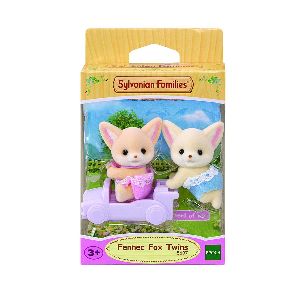 Sylvanian Families Fennec Fox Twins Kids Collectible Animal Figure Toy 3+ (3 Pieces) — image 2