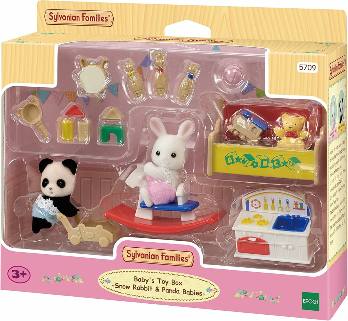 Sylvanian Families Babys Box Snow Rabbit/Panda Babies Kids Playset Toy 3y+