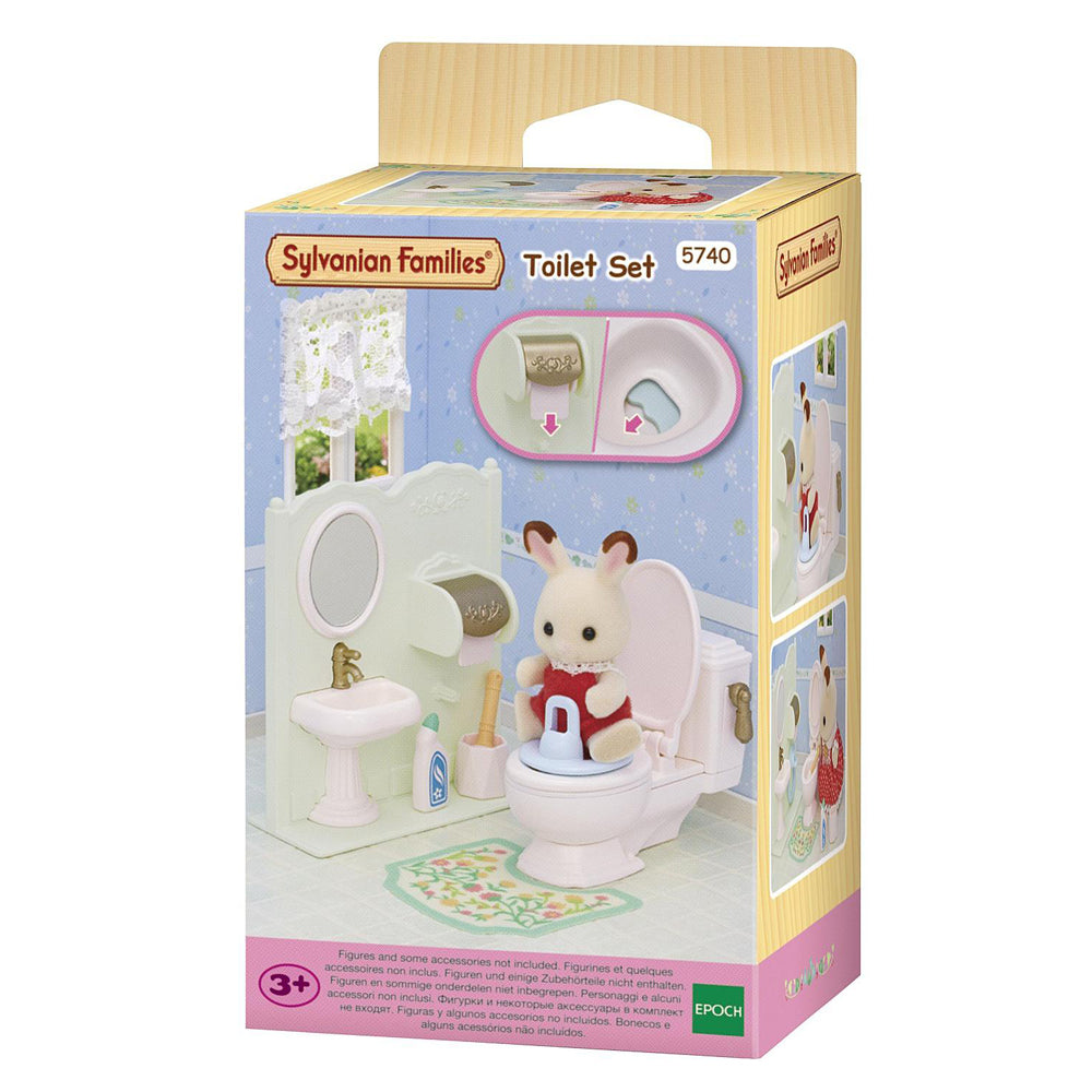 Sylvanian Families Toilet/Potty Kids Dollhouse/Miniature Furniture Play Toy 3+
