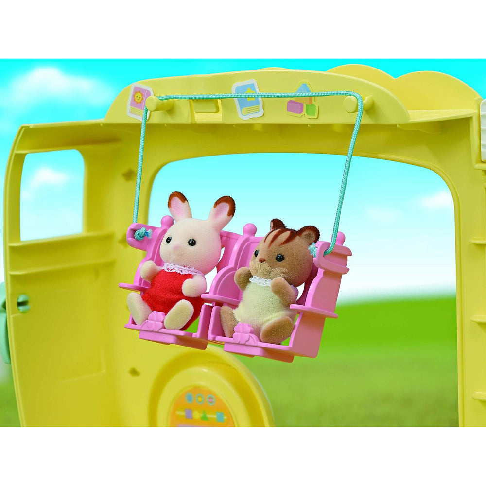 Sylvanian Families Rainbow Fun Nursery Bus Kids Miniature Figure Toy Set 3y+ — image 2