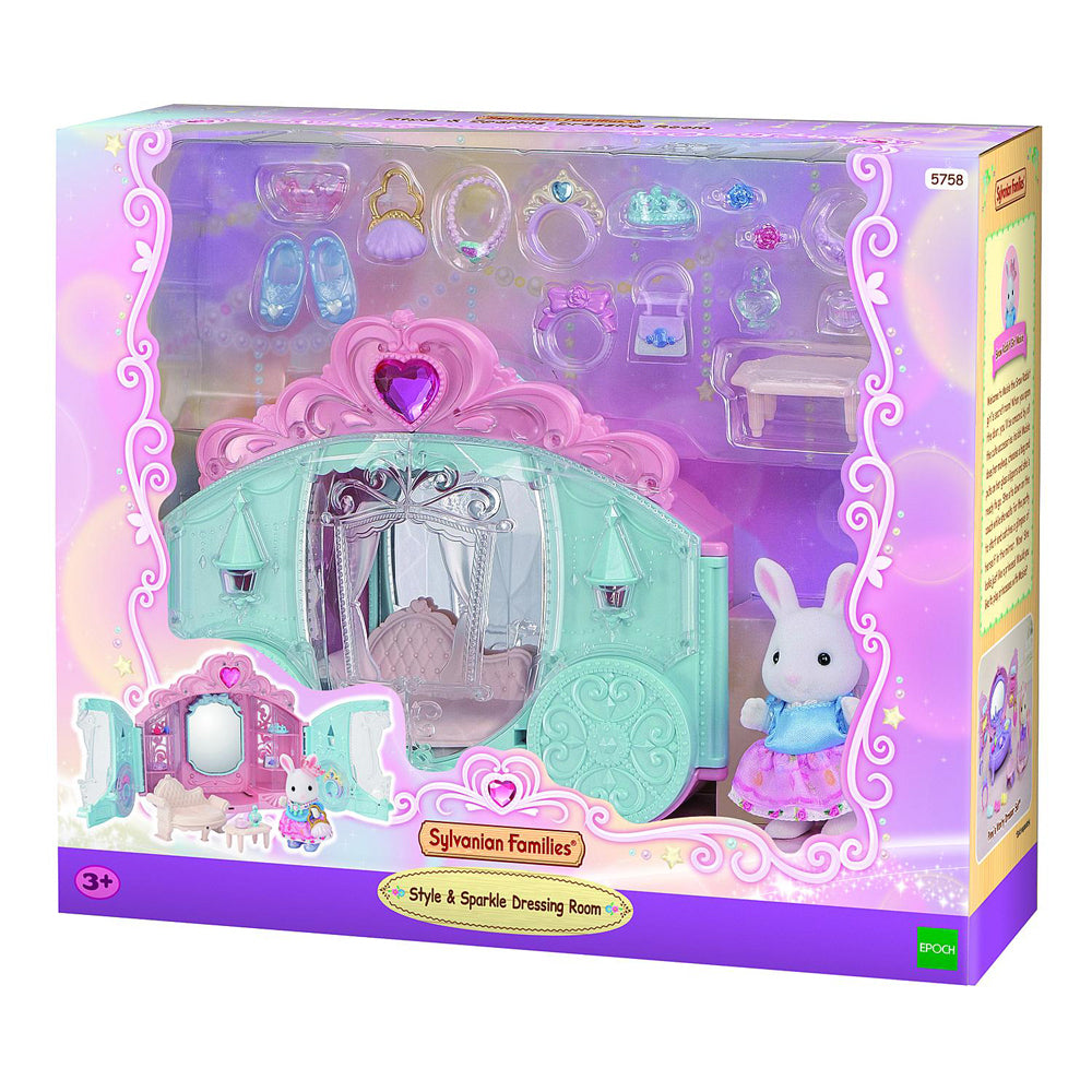 Sylvanian Families Style & Sparkle Dressing Room Kids Miniature Figure Toy 3y+