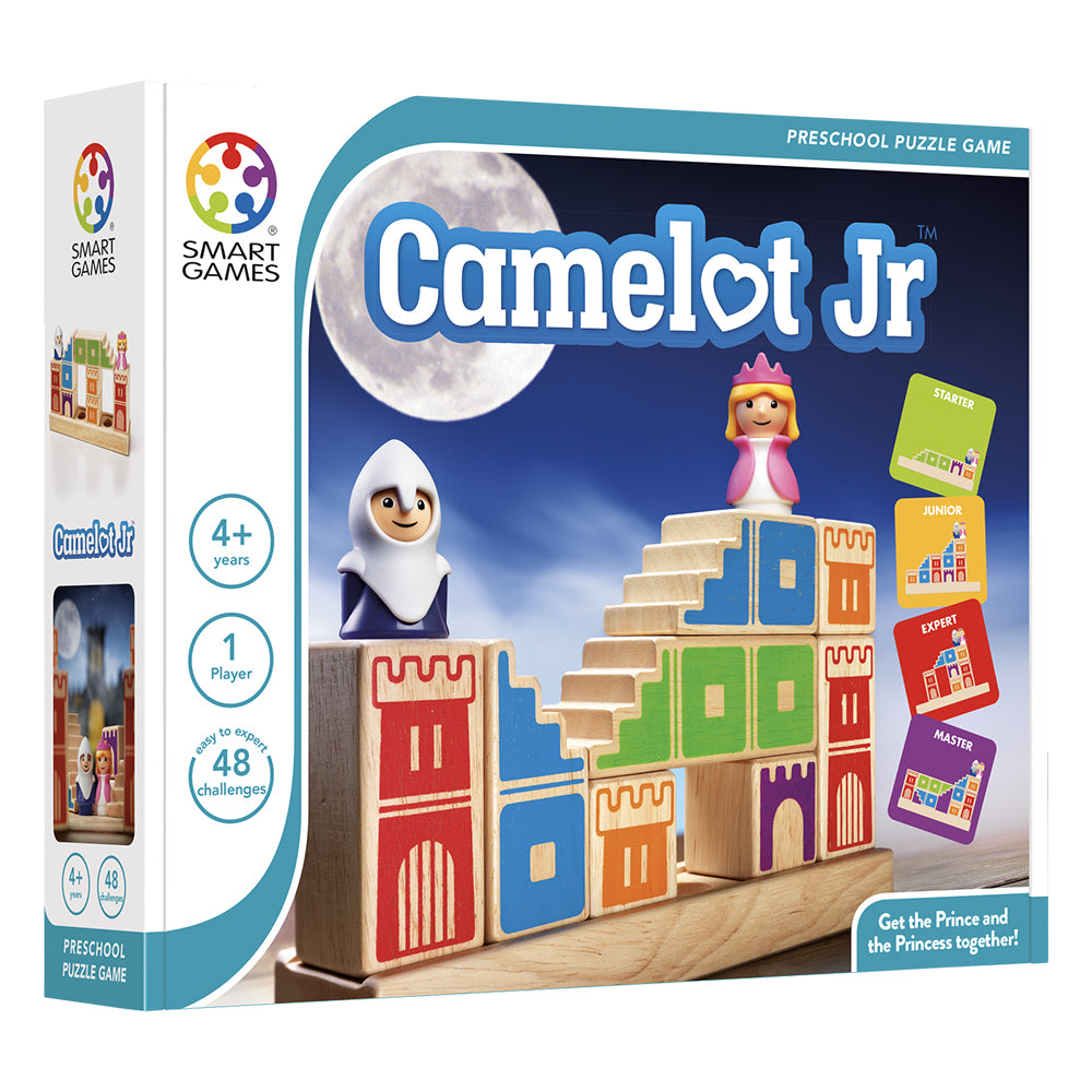 Smart Games Camelot Jr Children's/Kid's Single Player Block Puzzle Game 4y+
