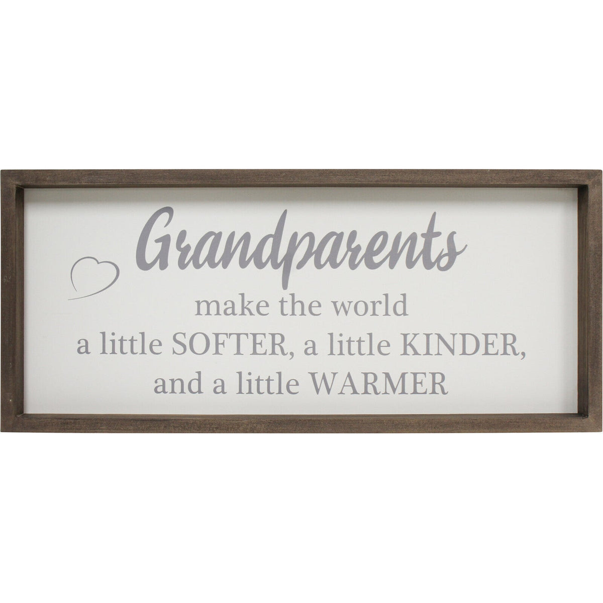 LVD MDF 48cm Grandparents Sign Gift Signage Hanging/Desk Table Message Plaque Decor