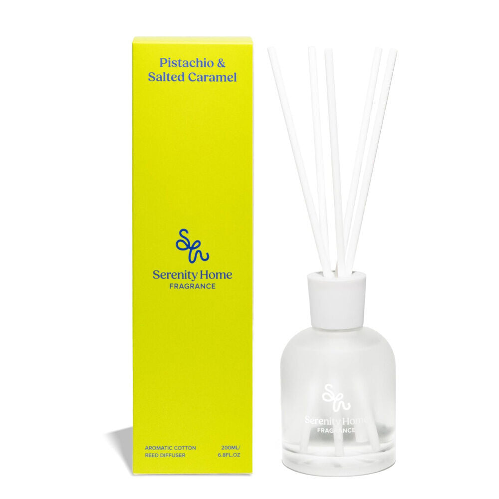 Serenity Pistachio Salted Caramel Scent Home Fragrance Reed Diffuser 200mL (2 Pack) — image 2