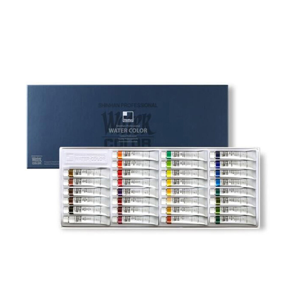 Shinhan Artist Pure Pigment Bright Watercolors Painting Set 7.5ml (30 Pieces)