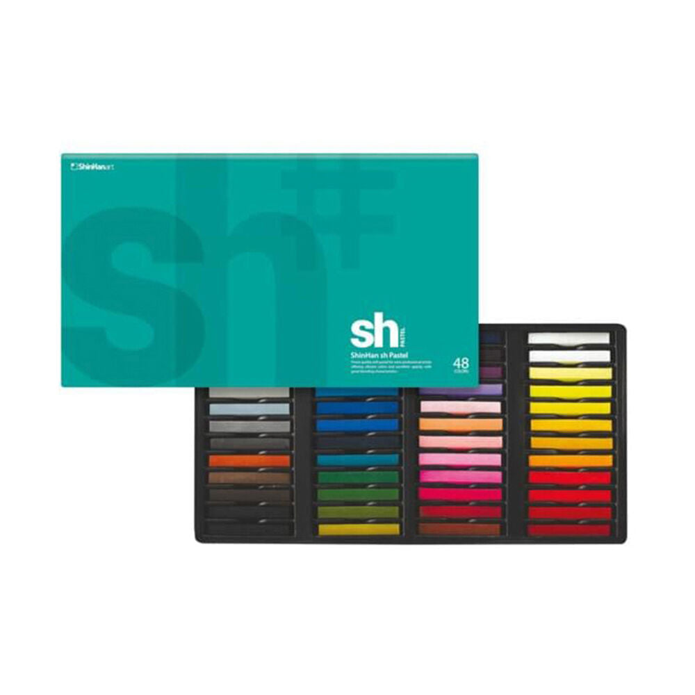 Shinhan Soft Artists Blendable Pastels Set Multi-Coloured Assorted (48 Pieces)