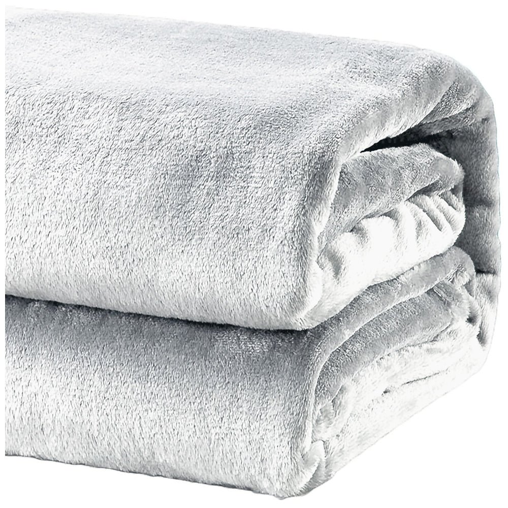 Renee Taylor 220x240cm Soft Warm Mink Blanket/Throw Heavy Weight Acrylic Dove — image 2