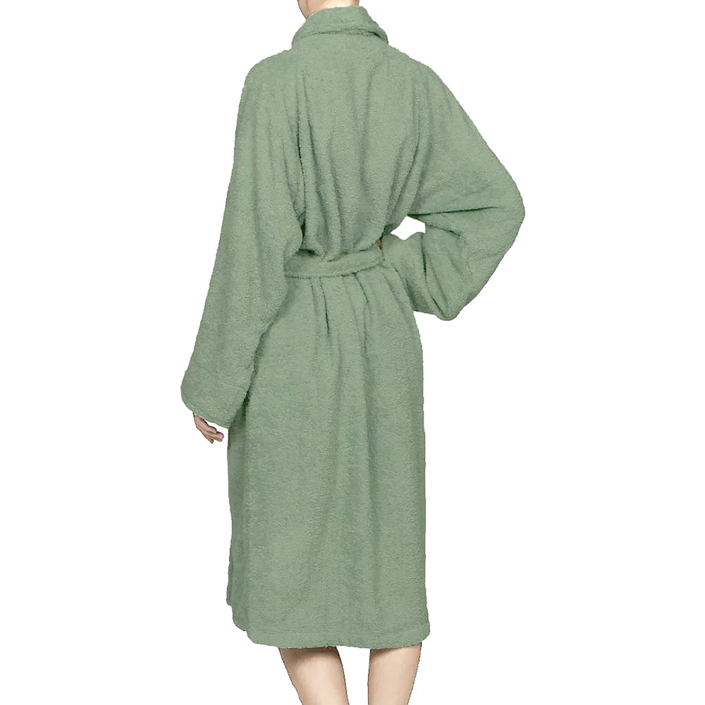 Renee Taylor Chalet Quick Dry Terry Cotton Bath Robes Eucalyptus — image 2