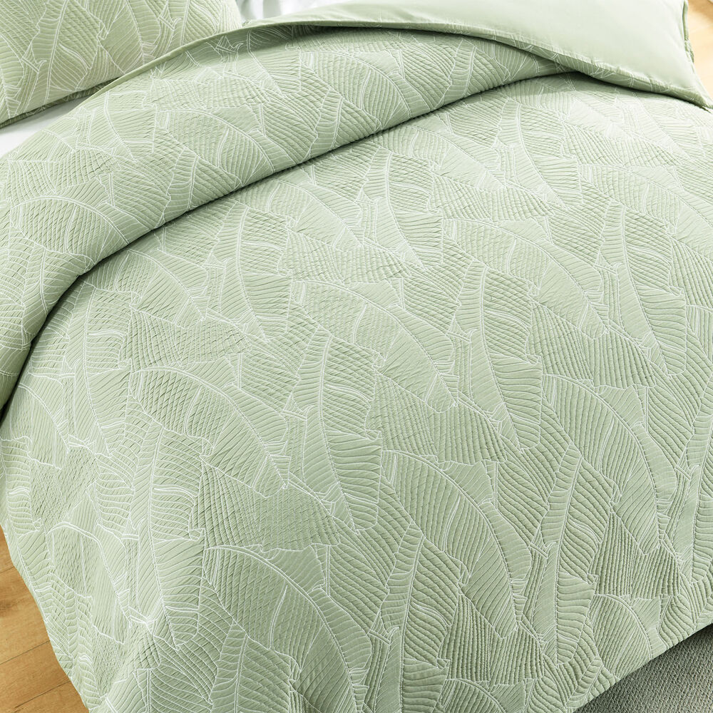 Renee Taylor Woods Jacquard Quilt Cover Set Sage — image 3