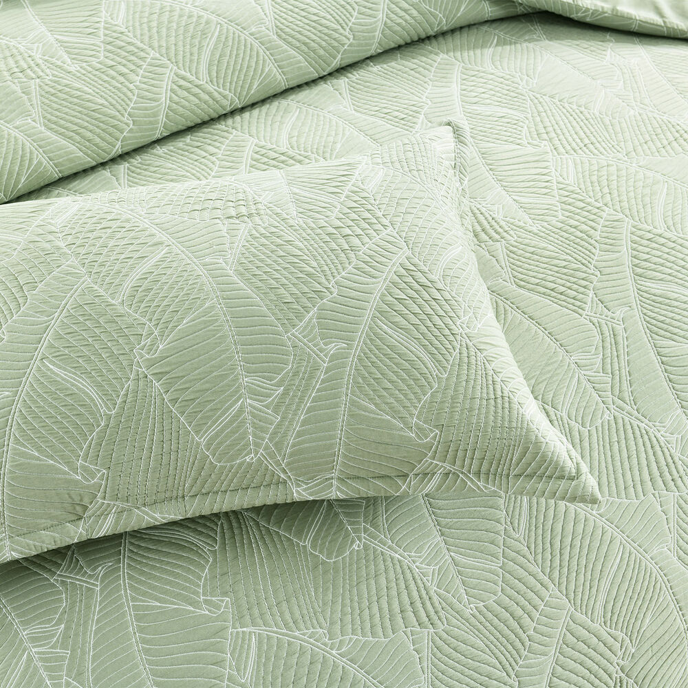 Renee Taylor Woods Jacquard Quilt Cover Set Sage — image 4