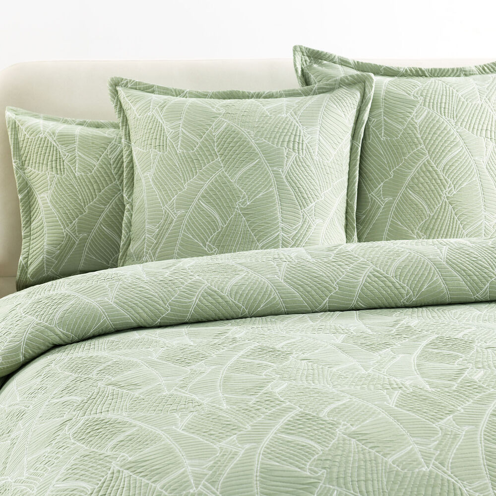 Renee Taylor Woods Jacquard Quilt Cover Set Sage — image 5