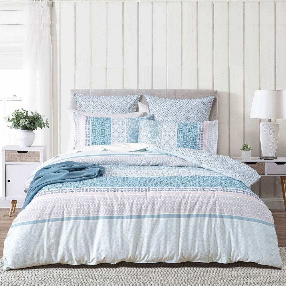 Renee Taylor 300 TC Cotton Reversible Quilt Cover Set Margot