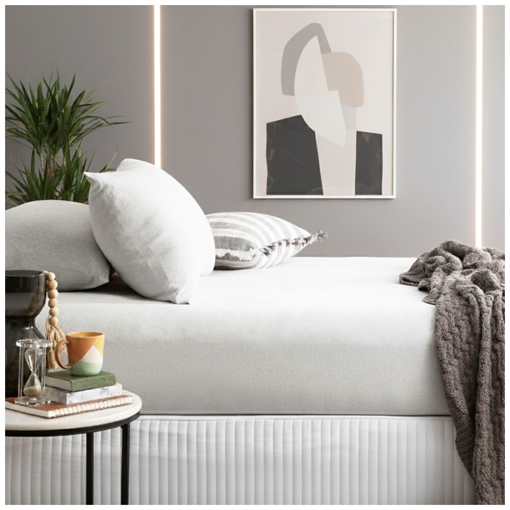 Renee Taylor Comfort T Organic Jersey Fitted Pillowcase Grey Marle