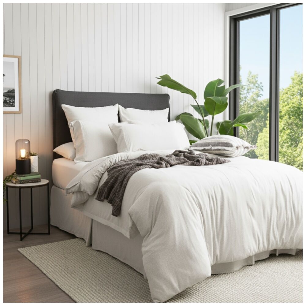Renee Taylor Comfort T’s Organic Cotton Jersey European Pillowcase Ecru (2 Pack) — image 2