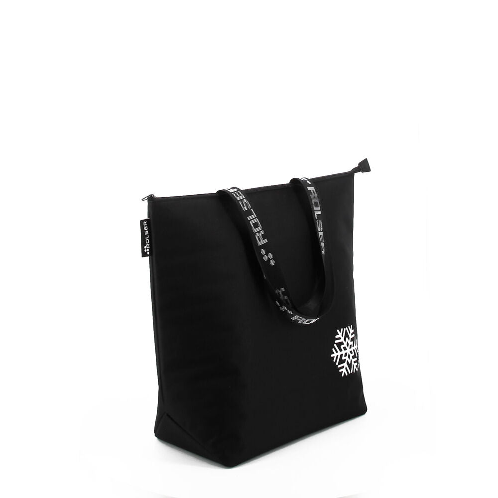 Rolser Thermo LN Shoulder Thermal Bag w/ Zipper Shopping Carry 17L Black — image 5