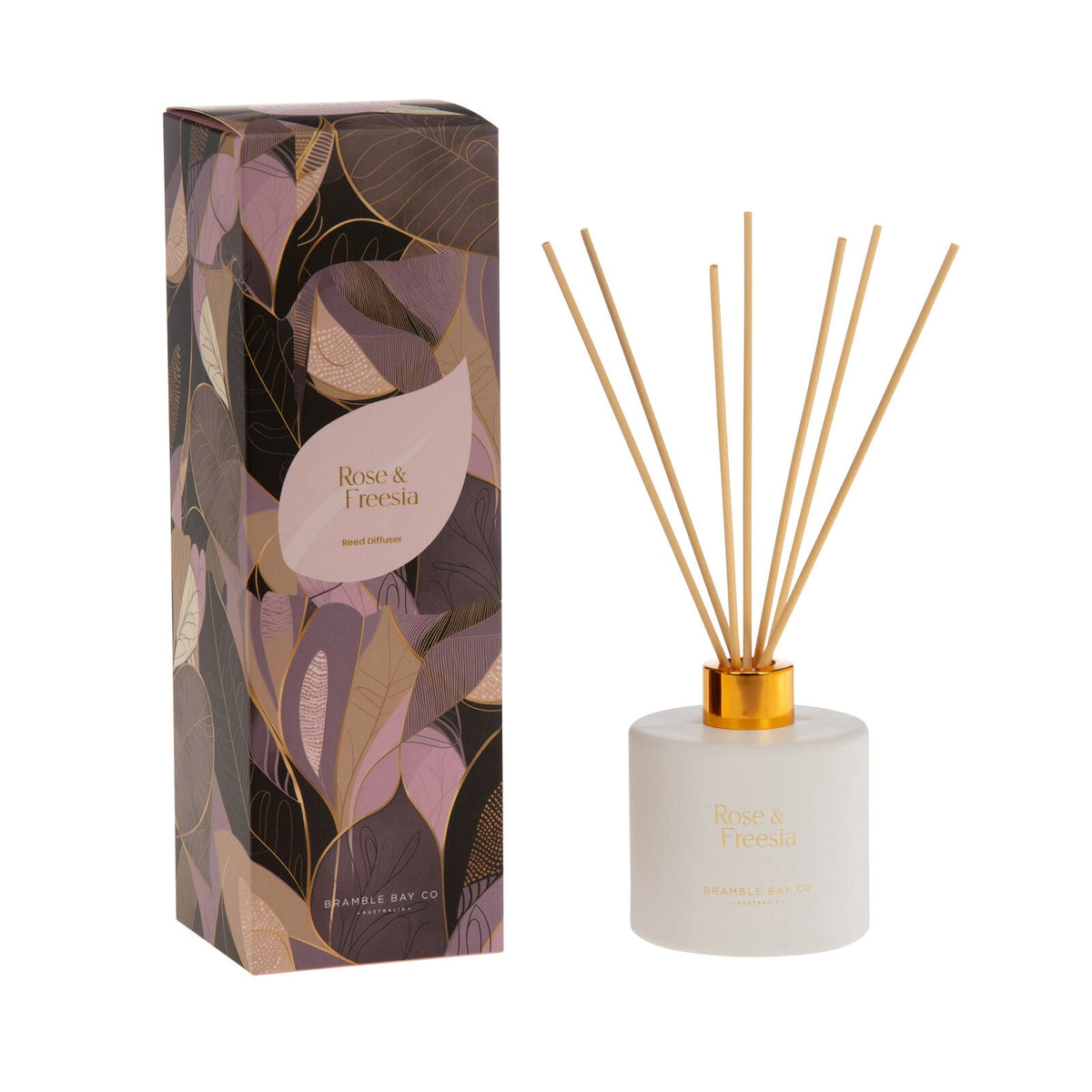 Bramble Bay Summer Blooms Rose & Freesia Reed Diffuser Home Fragrance (2 Pack) — image 2