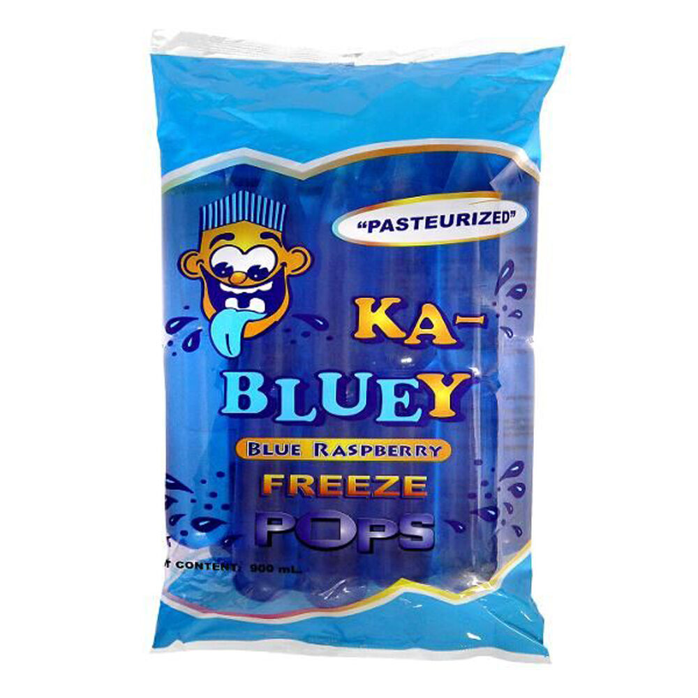 Ka-Bluey 10pc Ka-Bluey Freeze Ice Pops w/ Blue Raspbery Flavour 900ml (6 Pack) — image 2