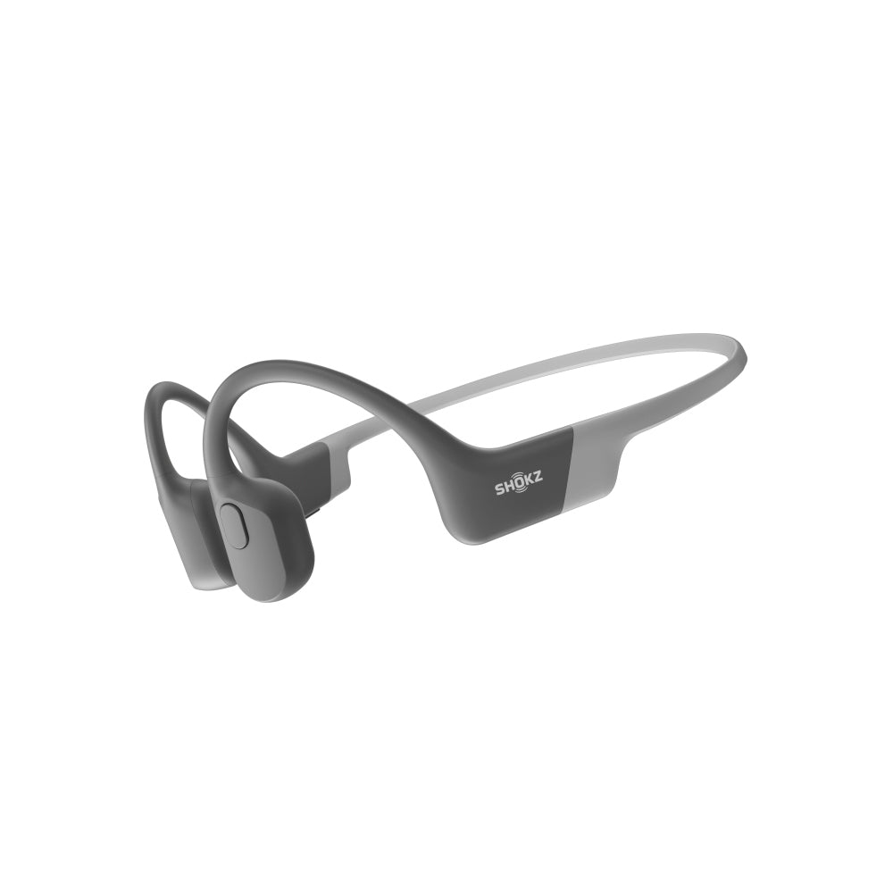 Shokz OpenRun Bone Conduction Sports/Running Open-Ear Bluetooth Headphones — Grey