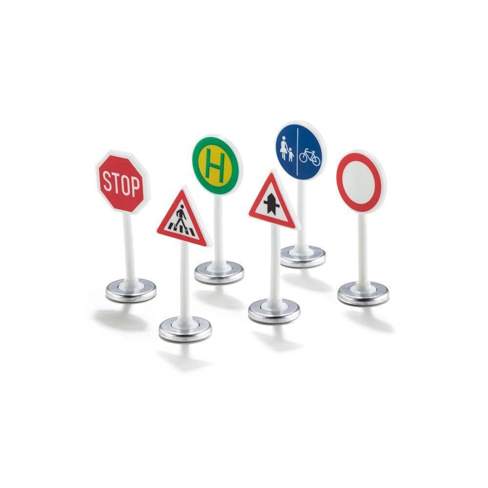 Siku 0857 Flexible Plastic Miniature Road Traffic Signs Set Children Toy 3y+