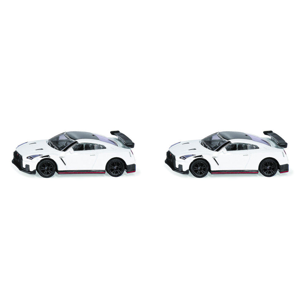 Siku 1579 Nissan GT-R Nismo Diecast Vehicle 80mm Toy White 3y+ (2 Pack)