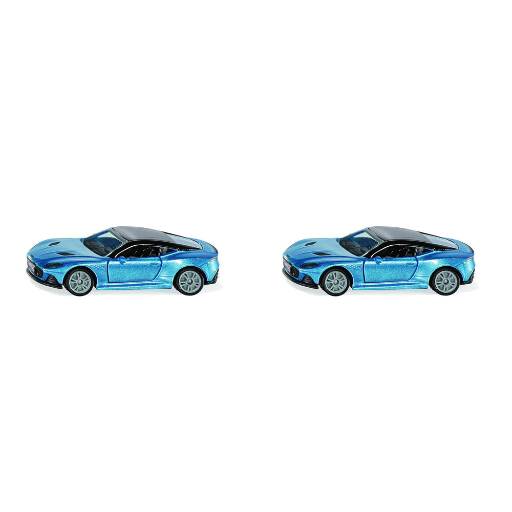 Siku 1582 Aston Martin DBS Superleggera Diecast Car Vehicle 80mm Toy Blue 3y+ (2 Pack)