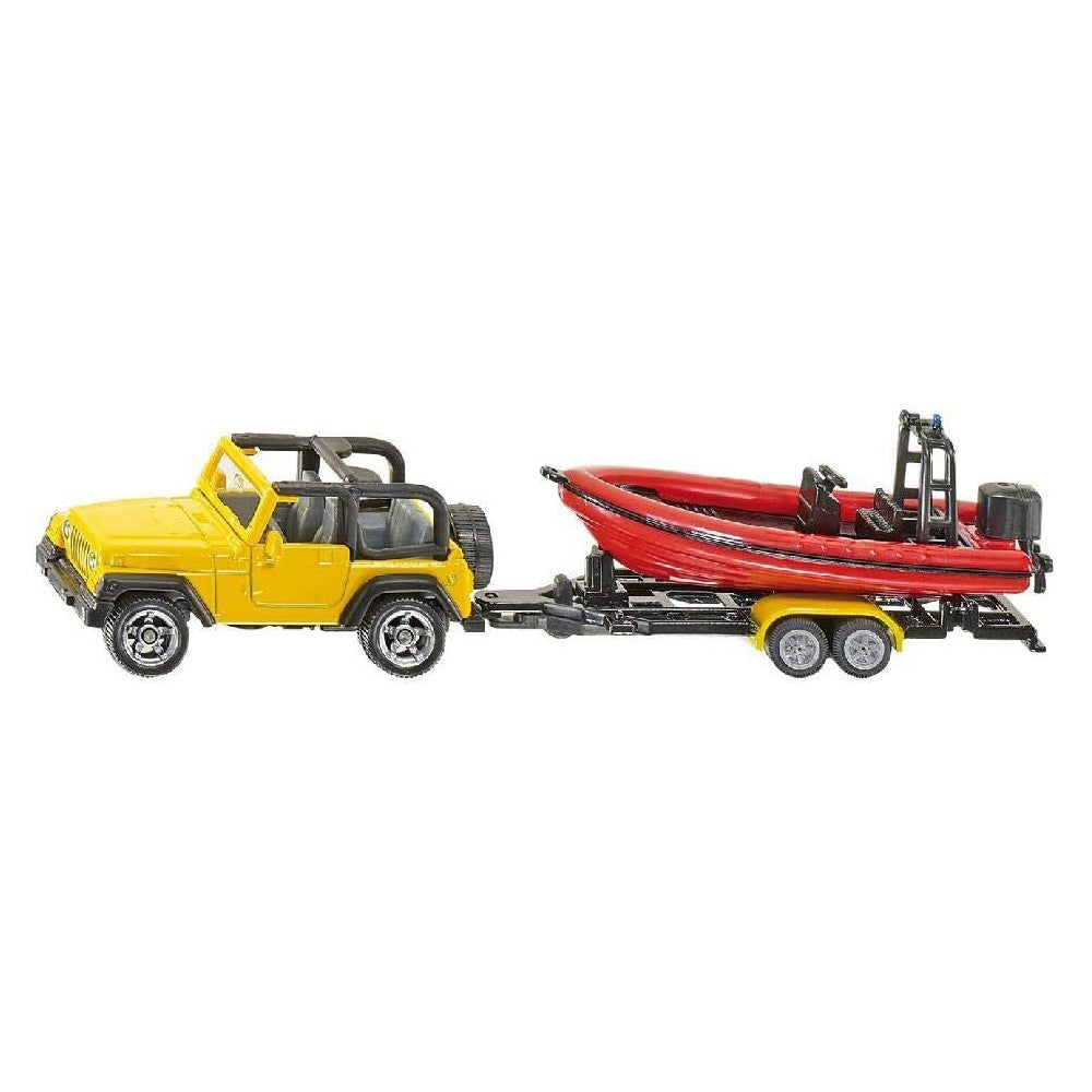 Siku Diecast Jeep w/ Boat Camping/Outdoor Kids Fun Play 167mm Vehicle Toy 3y+ — image 4