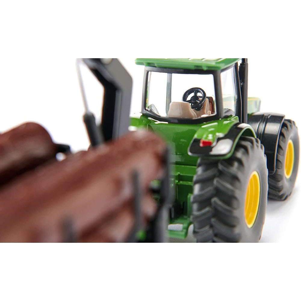 Siku 1:50 Scale Diecast John Deere w/ Forestry Trailer Kids 255mm Vehicle Toy 3+ — image 2