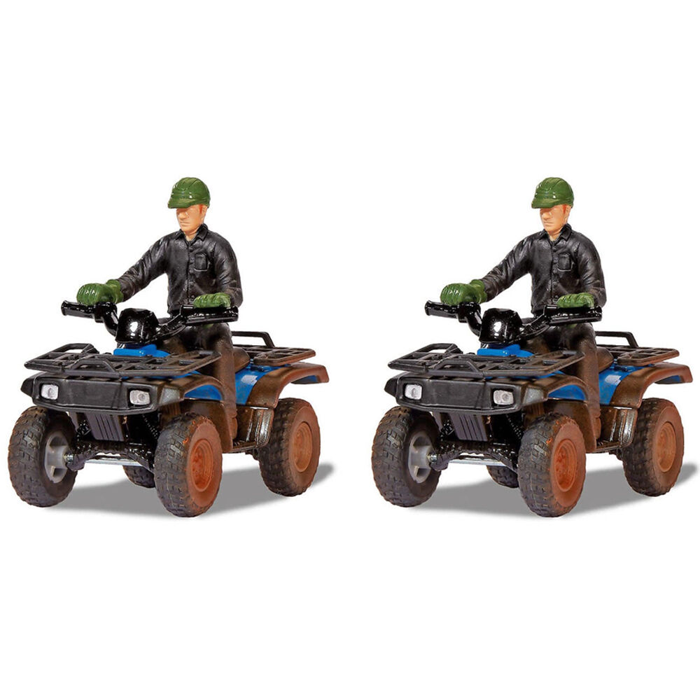 Siku Massey Ferguson AgTV Blue Edition 1:32 Figure/Vehicle Kids Toy 3y+ (2 Pack)