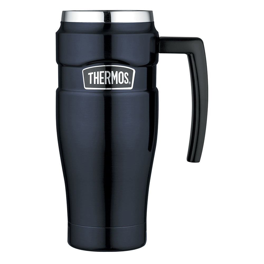 Thermos Stainless King Vacuum Insulated Durable Travel Mug Midnight Blue 470ml