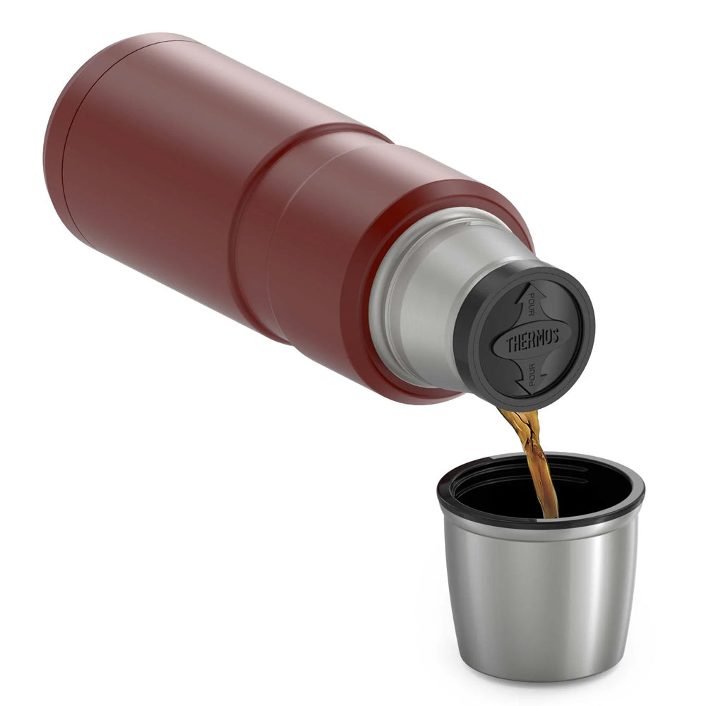 Thermos 470Ml Stainless King Vacuum Insulated Flask Vacuum Insulated Leakproof - Steel Beverage Hot/Cold Bottle Red — image 3