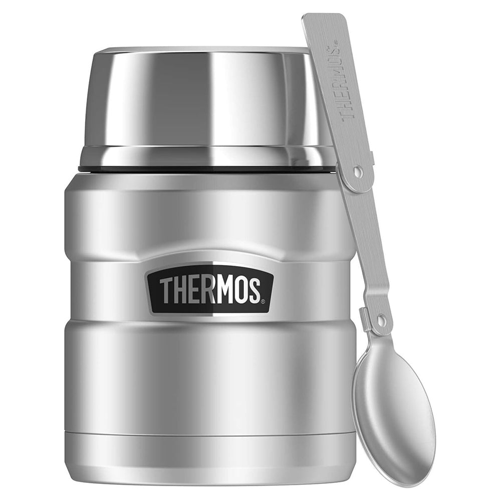 Thermos Stainless Steel King Vacuum Insulated Durable Food Jar Set — 470ml