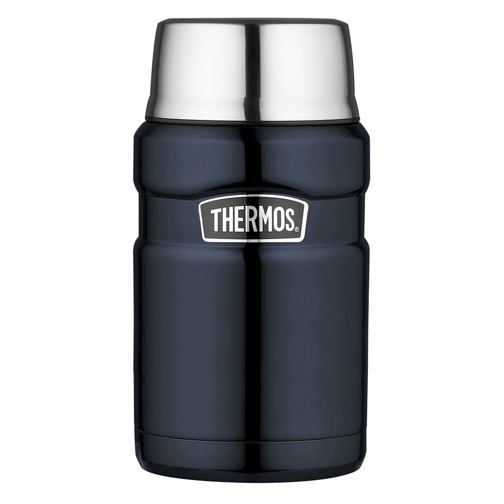 Thermos Stainless Steel King Vacuum Insulated Food Jar Midnight Blue 710ml