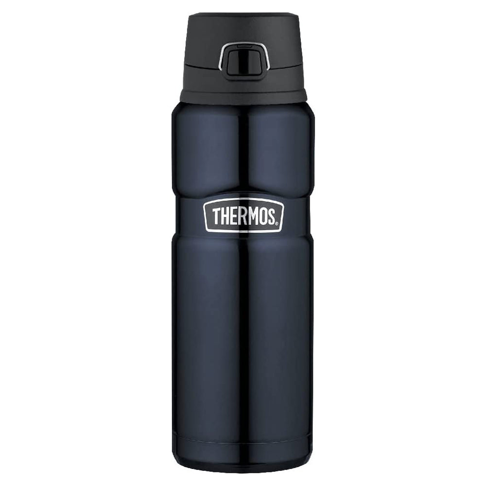 Thermos Midnight Blue Stainless King Vacuum Insulated Bottle 710ml w/ Flip Lid
