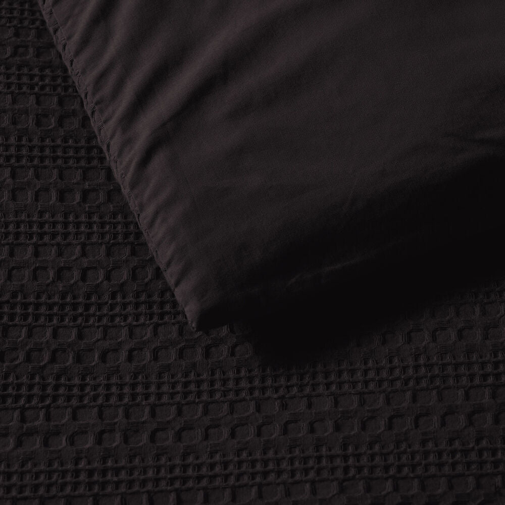 Bianca Kahlani Polyester Quilt Cover Set Chocolate — image 4