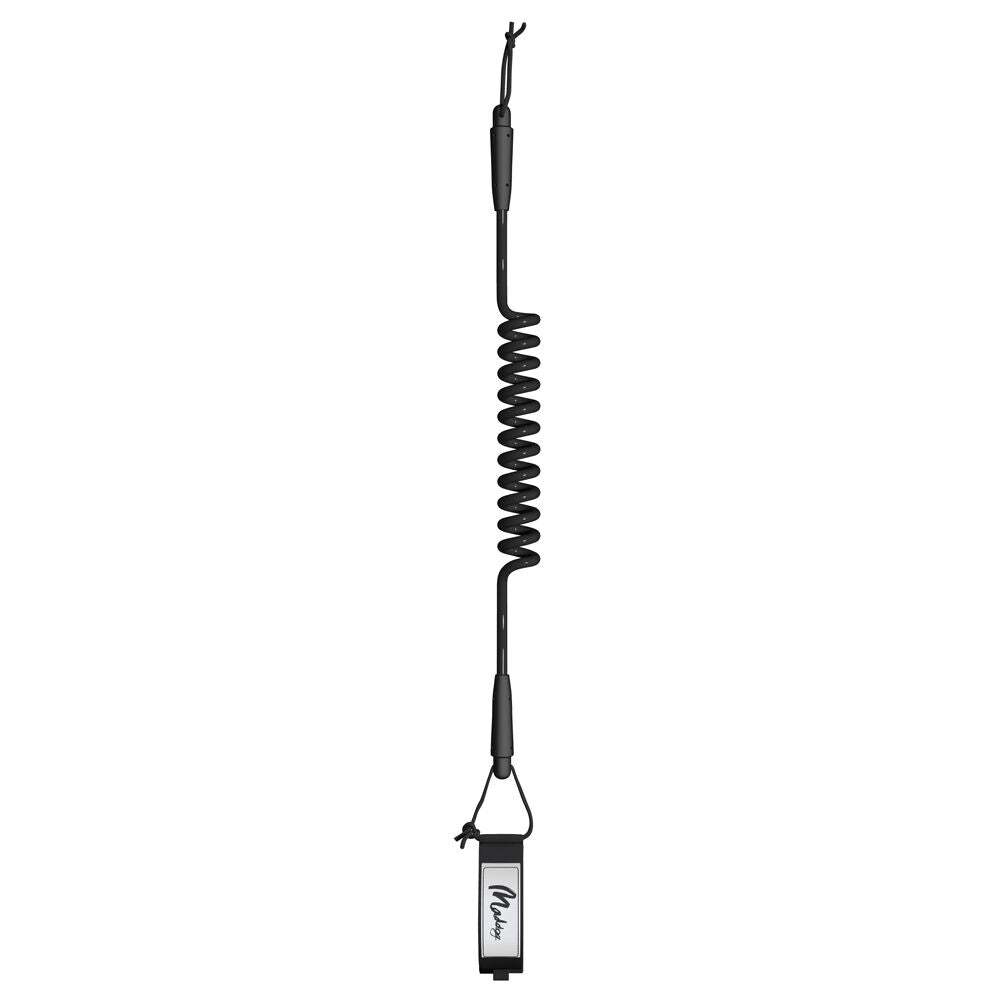 Maddog Black Basic Lightweight Coiled Bodyboard Wrist Leash Accessory