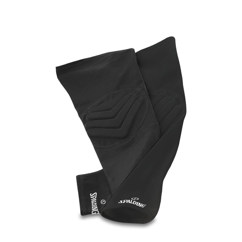 Spalding 2pc Spalding Adults Padded Protective Compression Shooting Sleeve Pair Black (3 Pack) — image 2