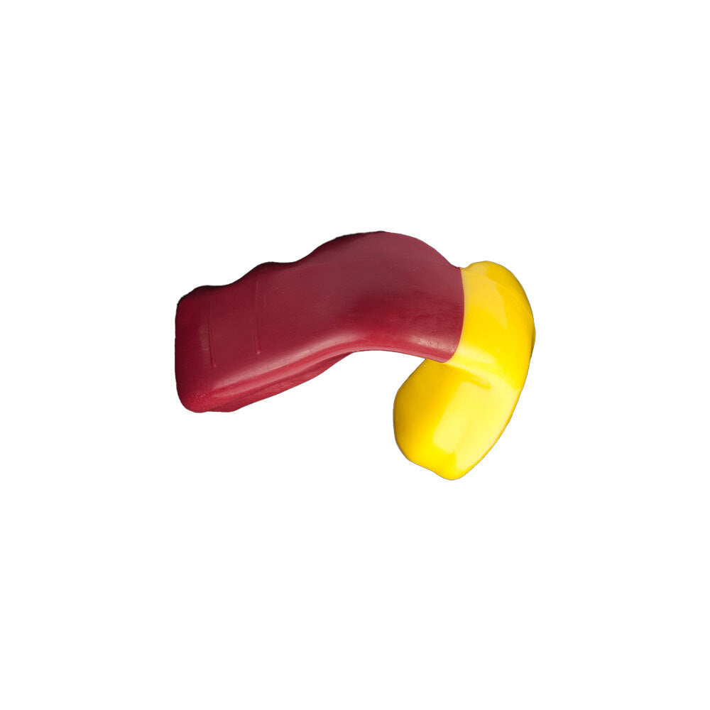 Signature Sports Type 2 Protective Mouthguard Teeth Shield Youth Maroon/Yellow — image 2