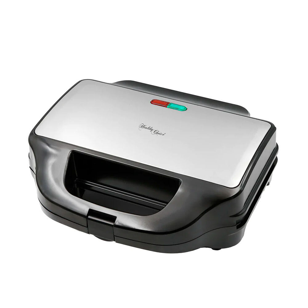 Healthy Choice 3 in 1 Stainless Steel Sandwich Press/Waffle Maker/Grill 900W — image 2